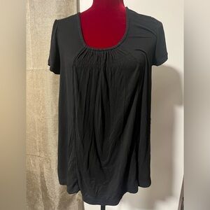 George Black Relaxed Ruched Blouse